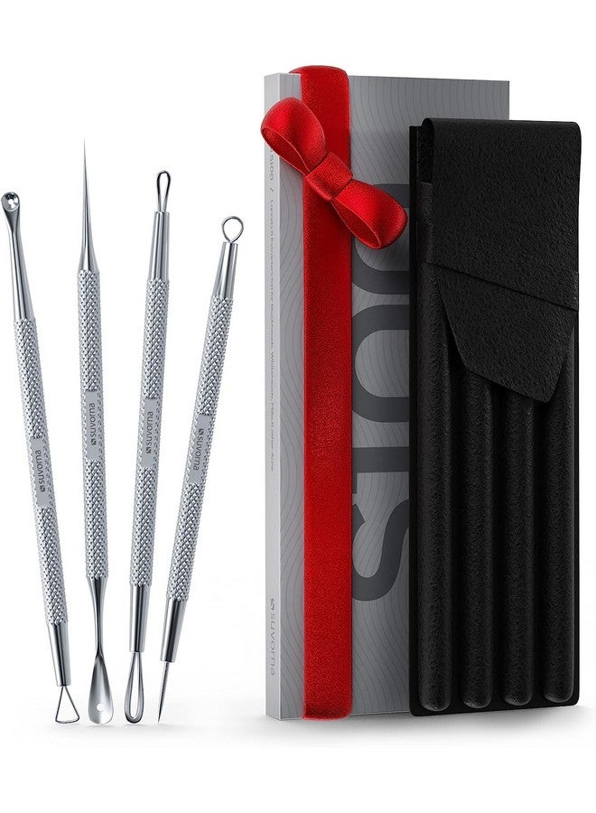 Suvorna Skinpal Pimple Popper Tool Kit Milia Remover Lancets For Facial Extraction Whitehead Extractor Tool Comedone Extractor Blackhead Remover Tool Acne Needle Tool & Cyst Removal Tool. - Image 1