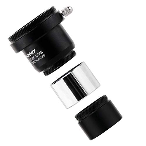 SVBONY Barlow Lens 2X, 1.25 inch Barlow Lens with Multi Coated Broadband Green Film, Telescope Accessories with M42 Thread for Telescope Eyepiece - Image 3