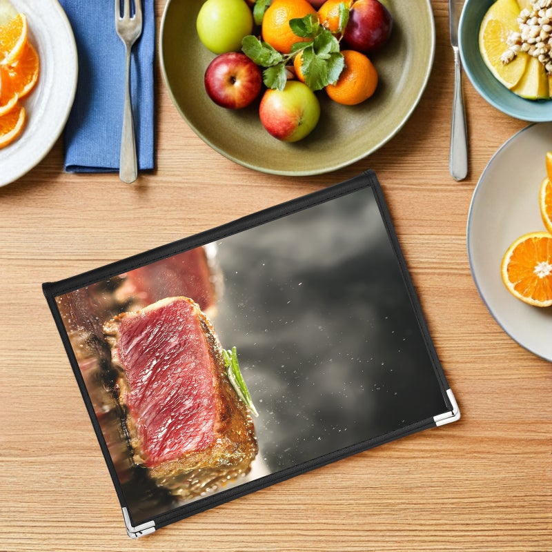 🍽️ حافظة قائمة مطعم شفافة مع غطاء في سي مقاوم للتمزق لتحديثات سهلة وعرض متين - Image 5