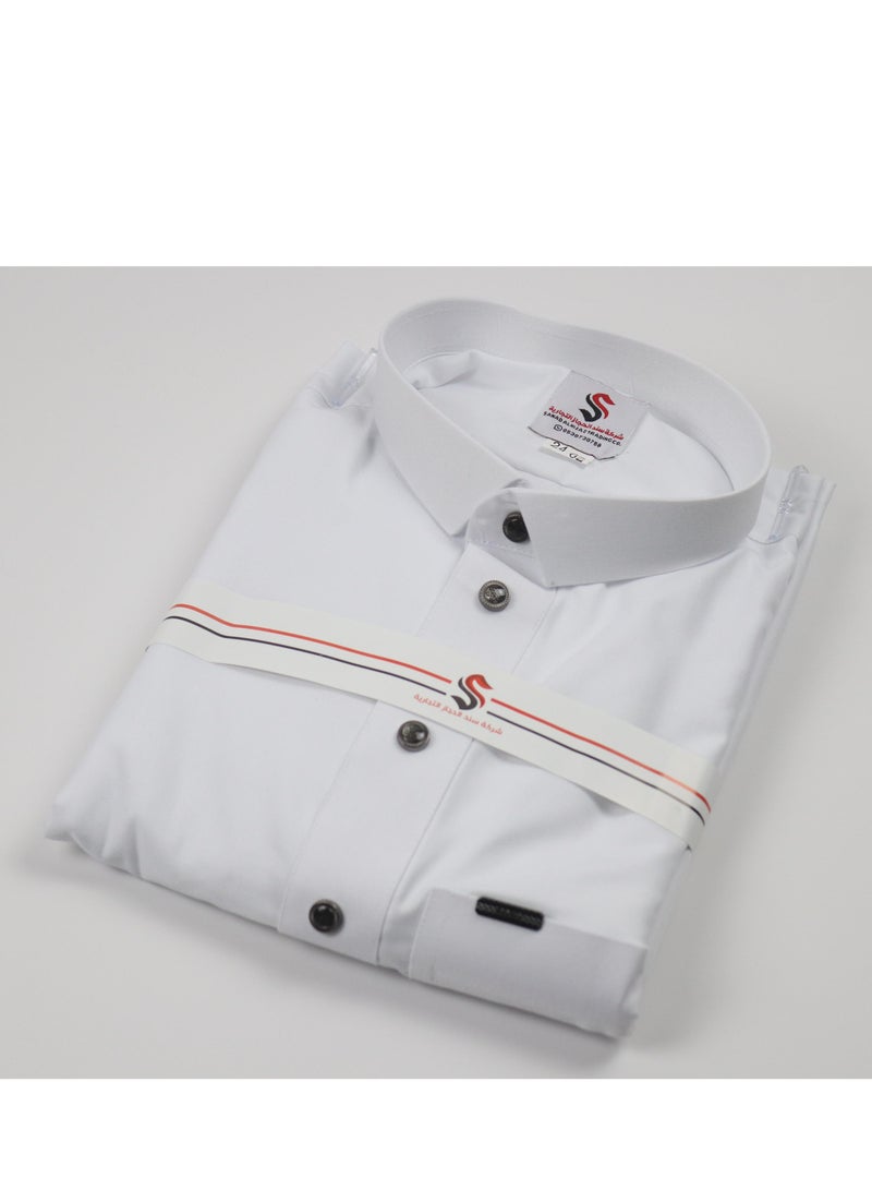 Classic boys' dress designed with high precision by professionals in the field of fashion design.