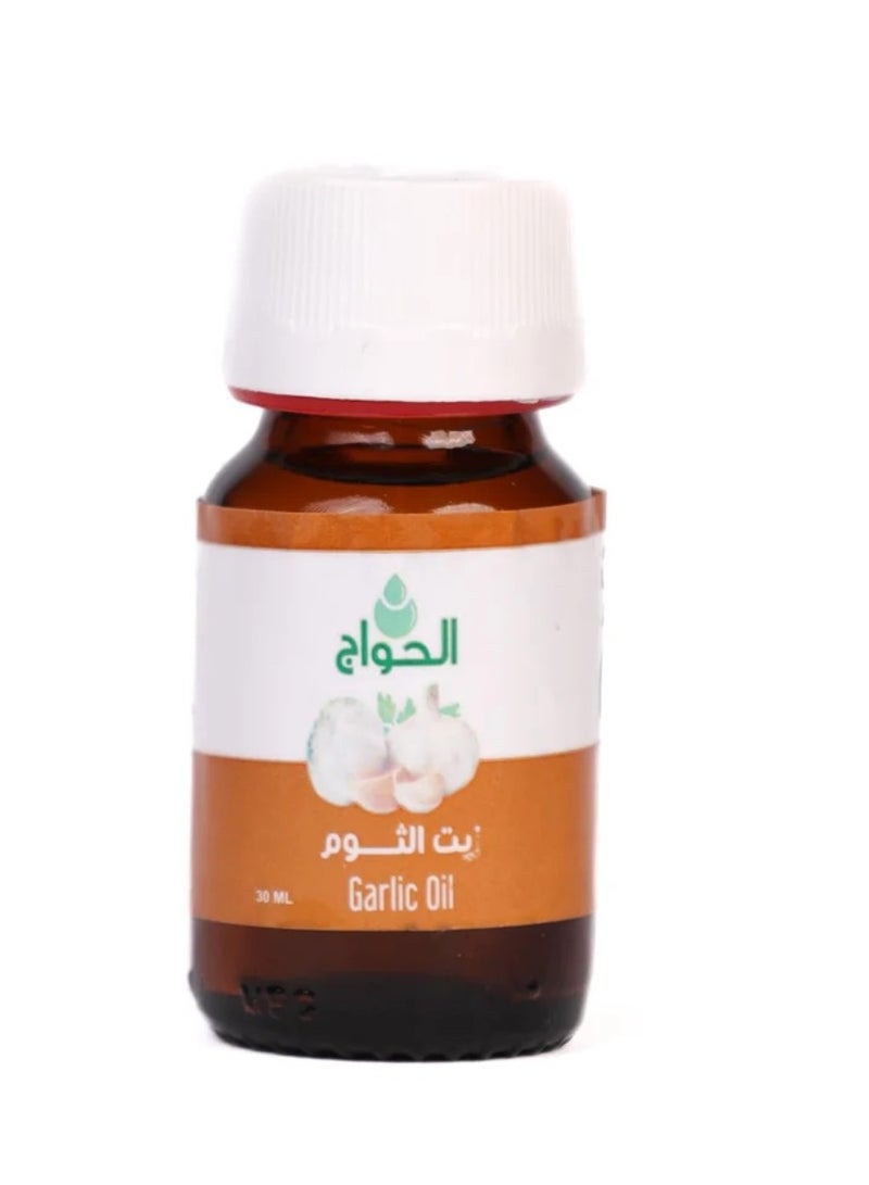 Elhawag Pure and natural organic garlic oil for hair and body, 30 ml - Image 2