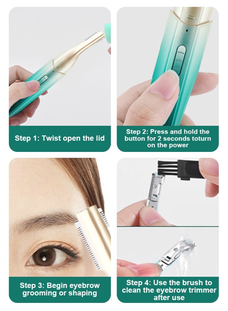 بيرفيي جهاز تشذيب كهربائي احترافي صديق للبشرة الحساسة، تصميم بزر واحد للتصفيف، استخدامات متعددة وتنظيف سهل لتجربة تشذيب دقيقة - Image 5