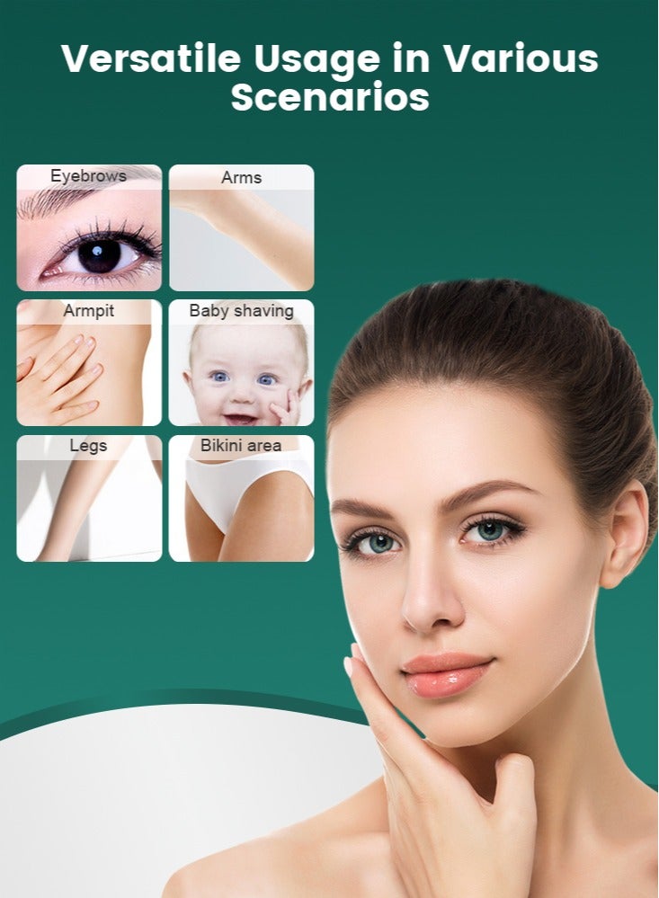 بيرفيي جهاز تشذيب كهربائي احترافي صديق للبشرة الحساسة، تصميم بزر واحد للتصفيف، استخدامات متعددة وتنظيف سهل لتجربة تشذيب دقيقة - Image 4