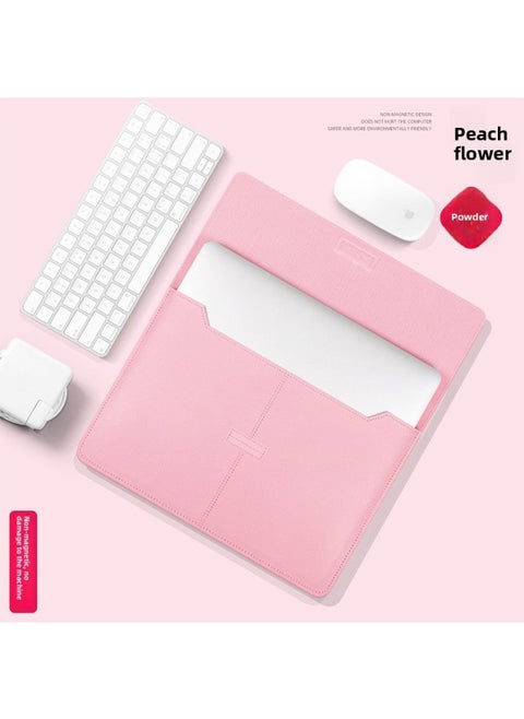Notebook 15-inch Inner Bag For Huawei Mate 14-inch For Apple Macbook Ultra-thin Storage Bag Computer Bag-Color:Pink (without Accessories Package)-Applicable Model:13/14 Inches