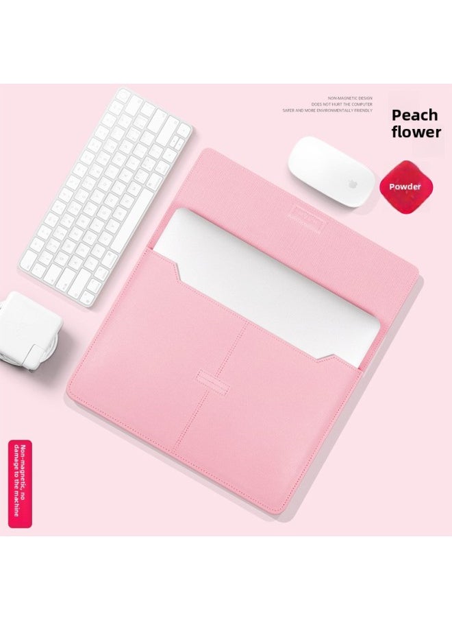 Generic - Notebook 15-inch Inner Bag For Huawei Mate 14-inch For Apple Macbook Ultra-thin Storage Bag Computer Bag-Color:Pink (without Accessories Package)-Applicable Model:13/14 Inches - Image 1
