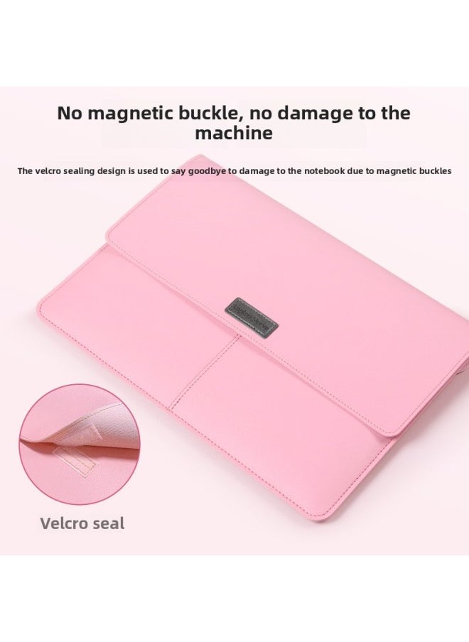 Generic - Notebook 15-inch Inner Bag For Huawei Mate 14-inch For Apple Macbook Ultra-thin Storage Bag Computer Bag-Color:Pink (without Accessories Package)-Applicable Model:13/14 Inches - Image 1