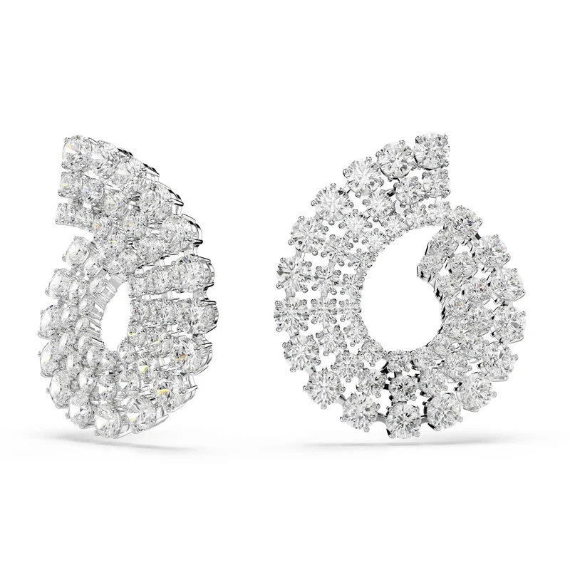 SWAROVSKI Matrix:Pe Round Stud Earrings