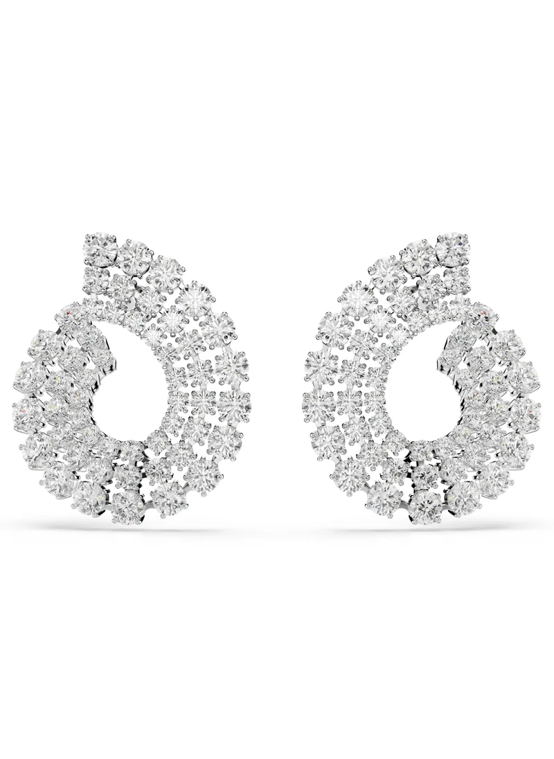 SWAROVSKI Matrix:Pe Round Stud Earrings