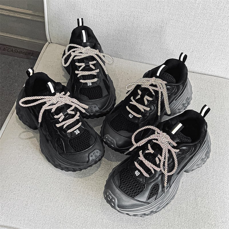 Couple'S Torre Shoes Women'S Thick Sole High Face Value 2024 Height Sneaker Children'S All-Match Casual Shoes For - Image 3