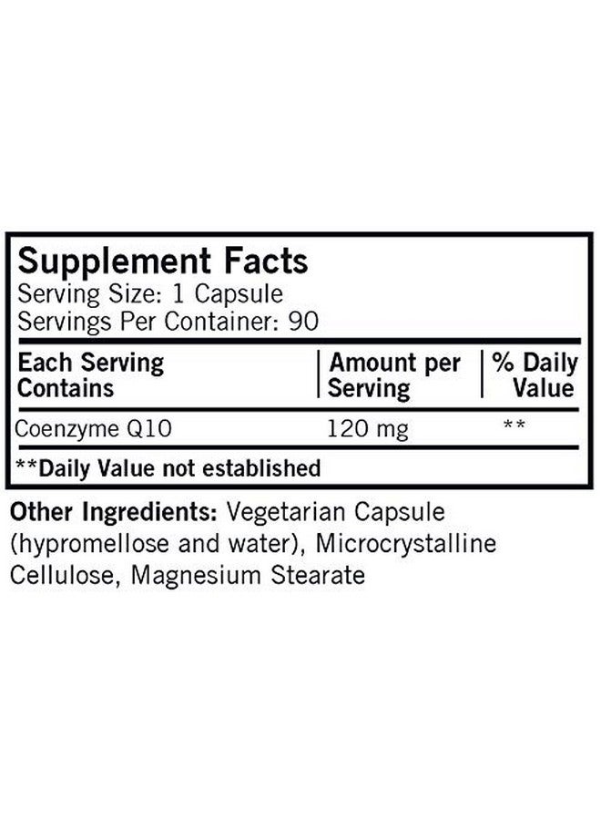 Kirkman Coenzyme Q10 120 Mg Capsules Hypo 90 Ct - Image 3