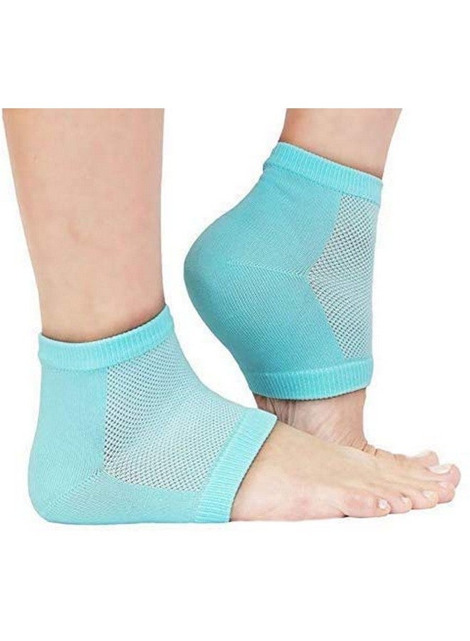 CELLEBII CELLEBII¬Æ Gel Heel Socks for Heel Swelling Pain Relief Dry Hard Cracked Repair Cream Foot Care Ankle Support Cushion for Men and Women Free Size(1 pair) - Image 1