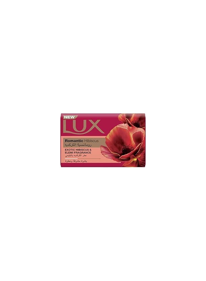 Bar Soap for fragrant glowing skin, Romantic Hibiscus, with Exotic Hibiscus and Elemi Fragrance, 170g