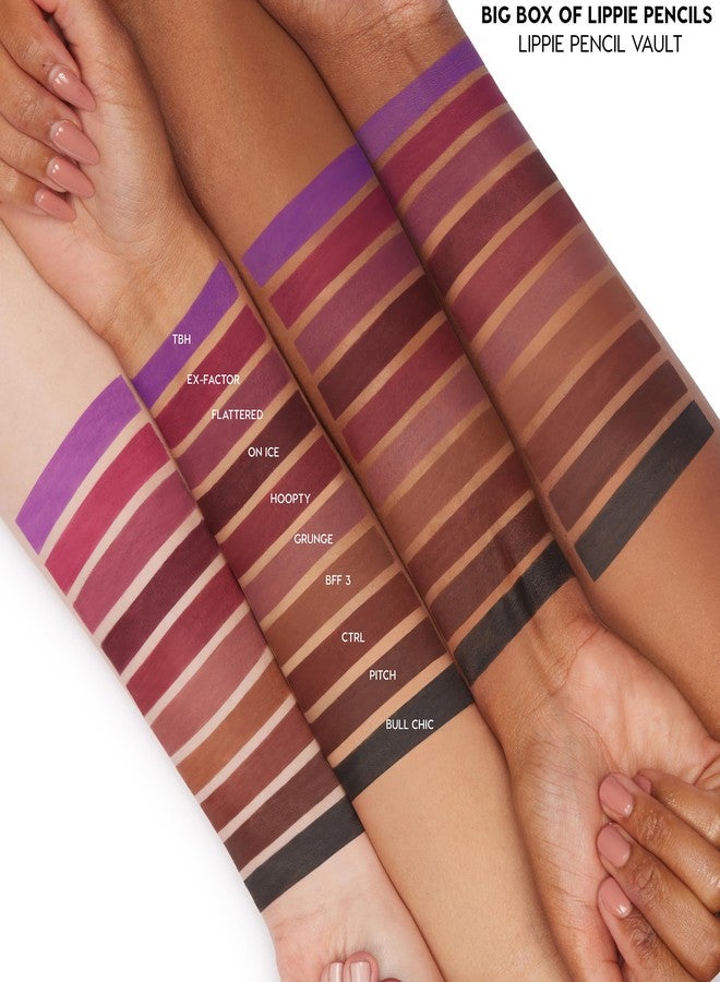 كالر بوب قلم تحديد الشفاه ColourPop Lippie - قلم تحديد شفاه عالي الصبغة يدوم طويلاً - قلم تحديد شفاه قابل للبري للحصول على لون شفاه قوي التأثير - تركيبة نباتية كريمية مع تطبيق دقيق - BFF 3 (0.04 أونصة) - Image 2