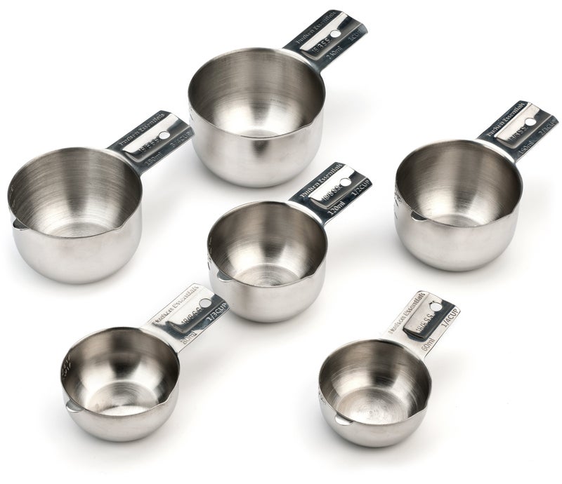 Hudson Essentials Stainless Steel Measuring Cups Set (6 Piece Set) - Image 2