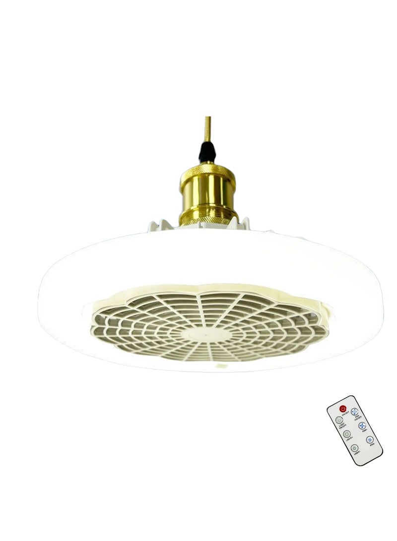 12v Led Smart Fan Light Ceiling Fan Remote Control Indoor Led Fan 30w