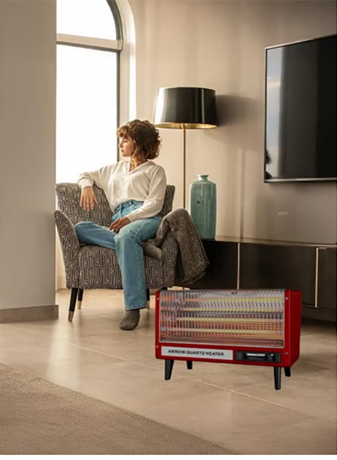 Arrow 2400W Electric Heater High Efficiency & Energy Saving, Ultra High Power, Safety Device for Auto Switch-Off When Tip-Over, 2 Years Warranty | RO-CP2400 - Image 5