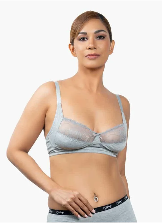 أدريا 3Pk Moulded Lace Bra For Female