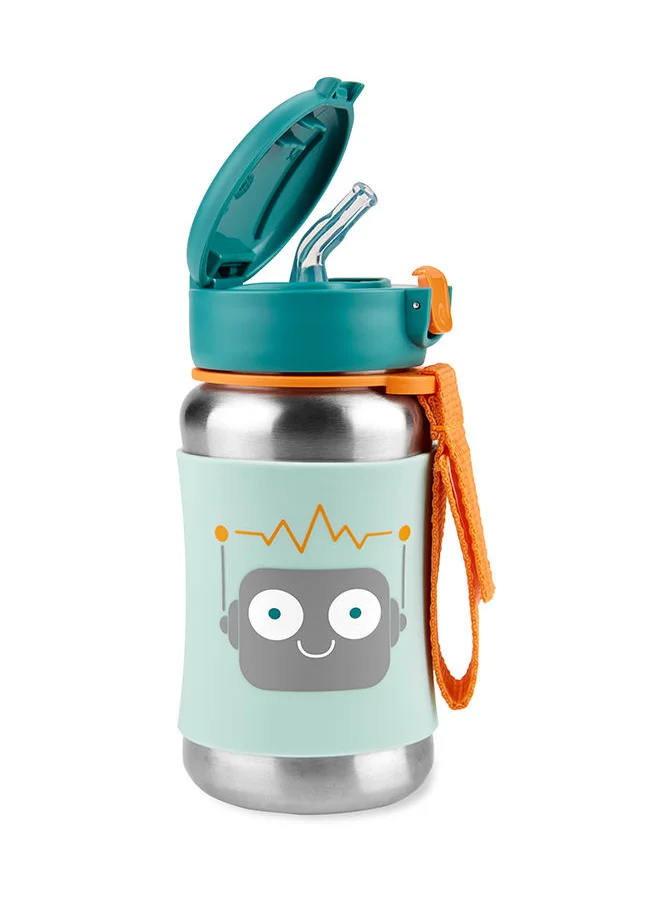 سكيب هوب Spark Style SS Straw Bottle Robot