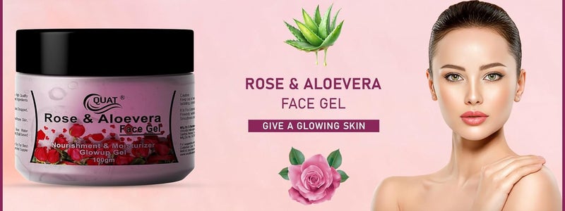 Quat Rose Aloe vera gel 100gm - Image 4
