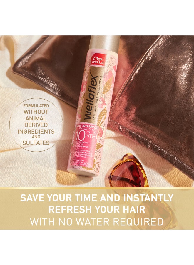 WELLA Dry Shampoo – Volumizing, Oil Absorption, UV & Color Protection - Sensual Rose 180ml - Image 3