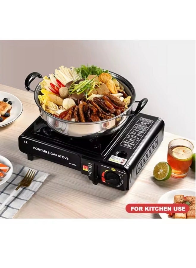 "موقد غاز محمول للتخييم والمنزل - صغير الحجم ومتين | أفضل موقد غاز للطهي في الهواء الطلق" - Image 2