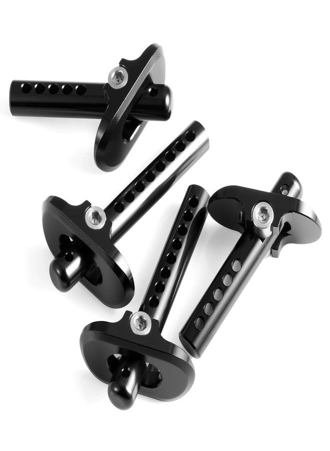QUE-T 4pcs Aluminium Front & Rear Body Post Mount for 1/8 ARRMA Infraction BLX 3S RC Truck (Black) - Image 4