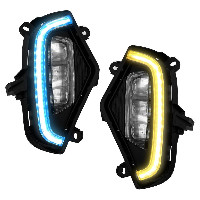 Shocklight LED Fog Lights Replacement for Toyota RAV4 2019 2020 2021 2022 Fog Lamps With Daytime Running Lights And Turn Signal Lamps - Image 2