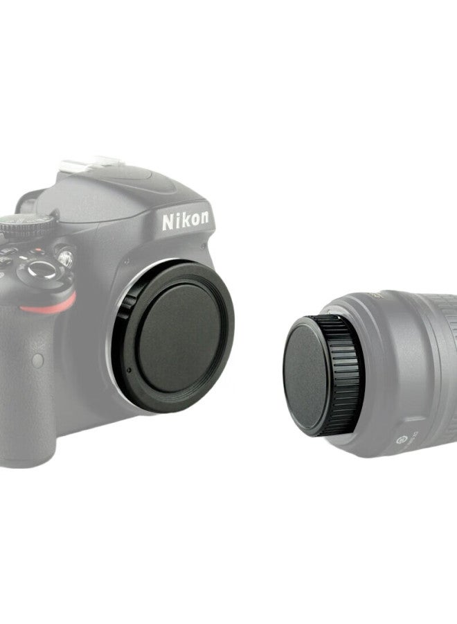 Earlymen Nikon Camera Body Cover Lens Hood, Compatible With D90 D850 D800 D700 D750 D7500 D7100 D7000 D5600 D3400 Dslr Accessories - Image 2