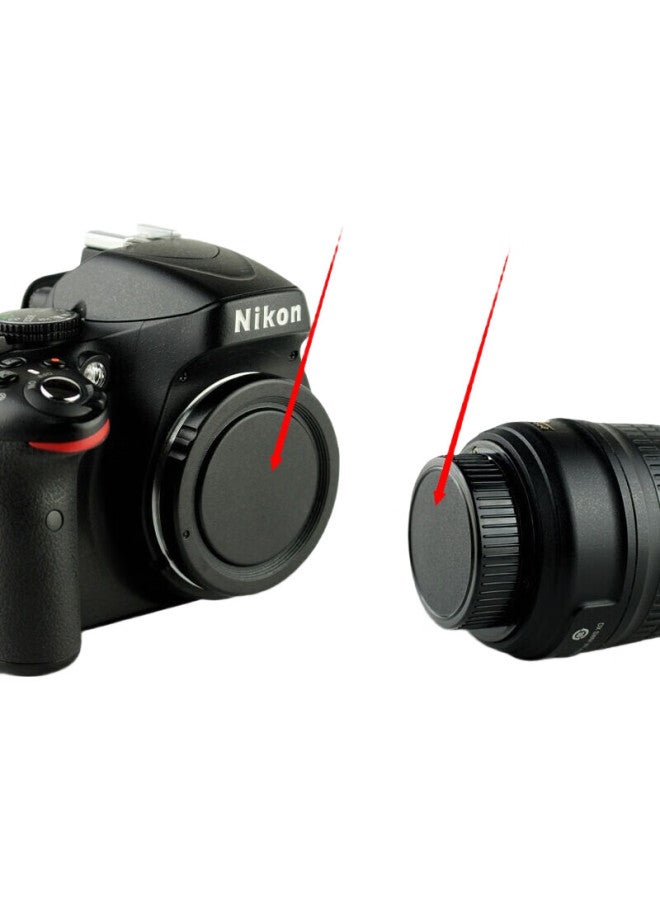 Earlymen Nikon Camera Body Cover Lens Hood, Compatible With D90 D850 D800 D700 D750 D7500 D7100 D7000 D5600 D3400 Dslr Accessories - Image 3