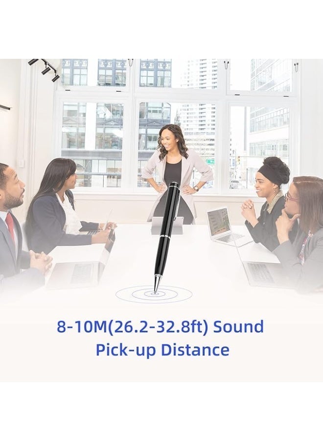 يتميز مسجل الصوت الرقمي هذا بخاصية التنشيط الصوتي، ومشغل موسيقى احترافي، وكابل بيانات USB، وسماعات أذن، مما يجعله مناسبًا للمحاضرات والصفوف الدراسية والاجتماعات والمقابلات. - Image 2