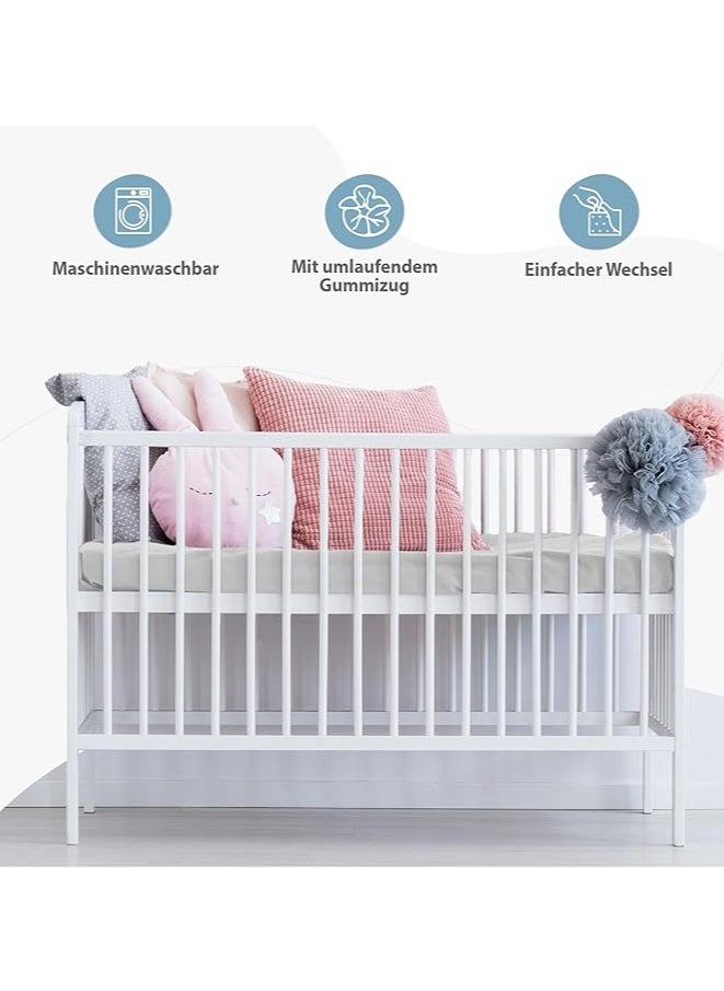 Moro Moro Soft & Breathable Mini Crib Sheet – 100% Cotton  - Image 2