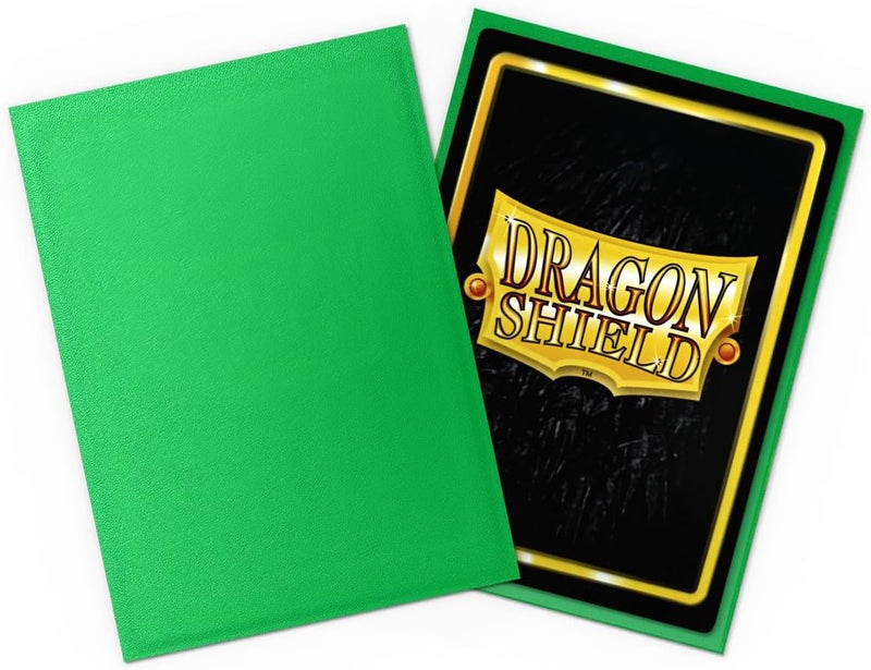 دراجون شيلد | Standard Size Card Matte Sleeves | 100 CT - Smooth u0026 Tough Premium TCG Sleeves | Compatible with Pokemon, Flesh u0026 Blood, One Piece u0026 Magic The Gathering | Apple Green - Matte - Image 3