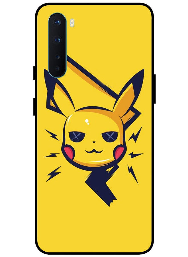 EYE CATCH - Protective Case Cover For OnePlus Nord Smart Series Printed Protective Case Cover for OnePlus Nord Pikachu - Image 1