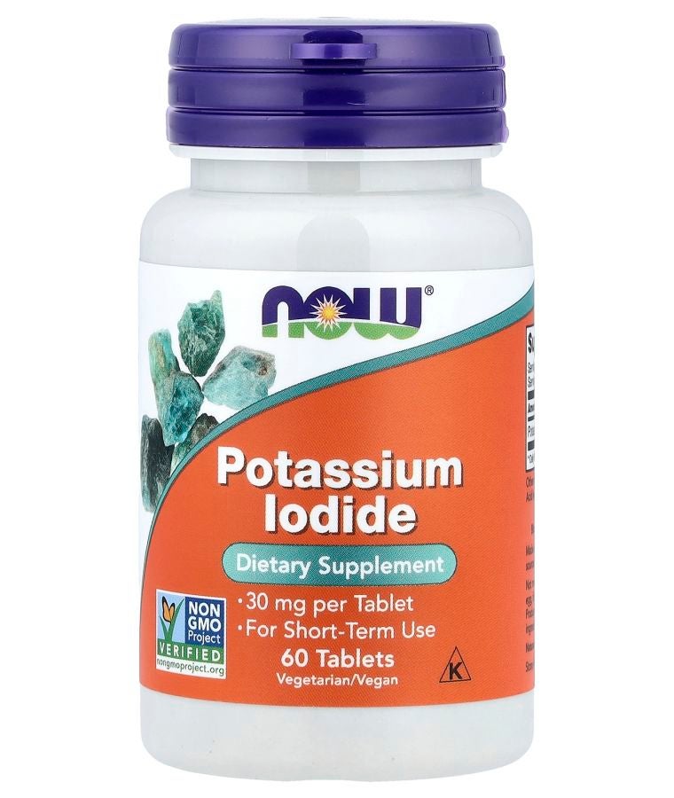 now Potassium Iodide 30 mg 60 Tablets