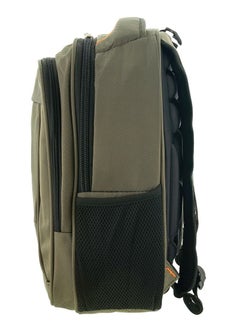 SENATOR Backpack Unisex Nylon Lightweight Water Resistant With Laptop Compartment For Travel Business College School bag, 41 Cm Casual Hiking Travel Daypack KH3005 Green  - Image 2