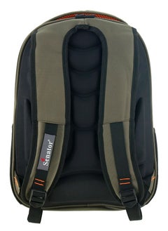 SENATOR Backpack Unisex Nylon Lightweight Water Resistant With Laptop Compartment For Travel Business College School bag, 41 Cm Casual Hiking Travel Daypack KH3005 Green  - Image 4
