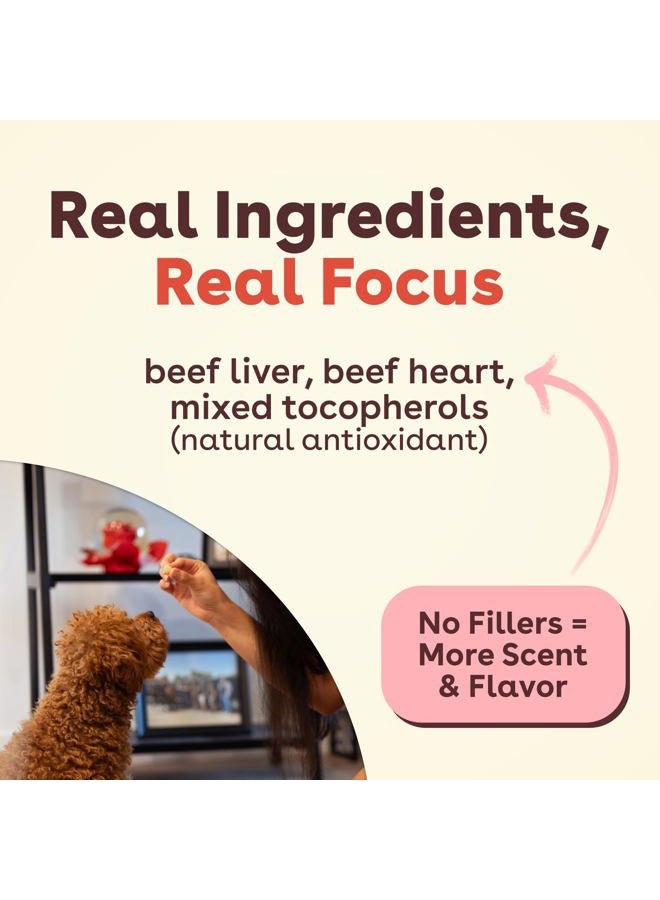 pupford Freeze Dried Training Treats for Dogs & Puppies, 475+ Three Ingredient Bites (Beef Liver, 4 oz) - Image 4