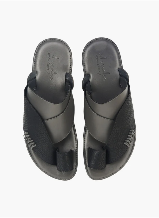 Al Waha Men's Arabic Sandals with Toe Loop - Ramadan Collection
