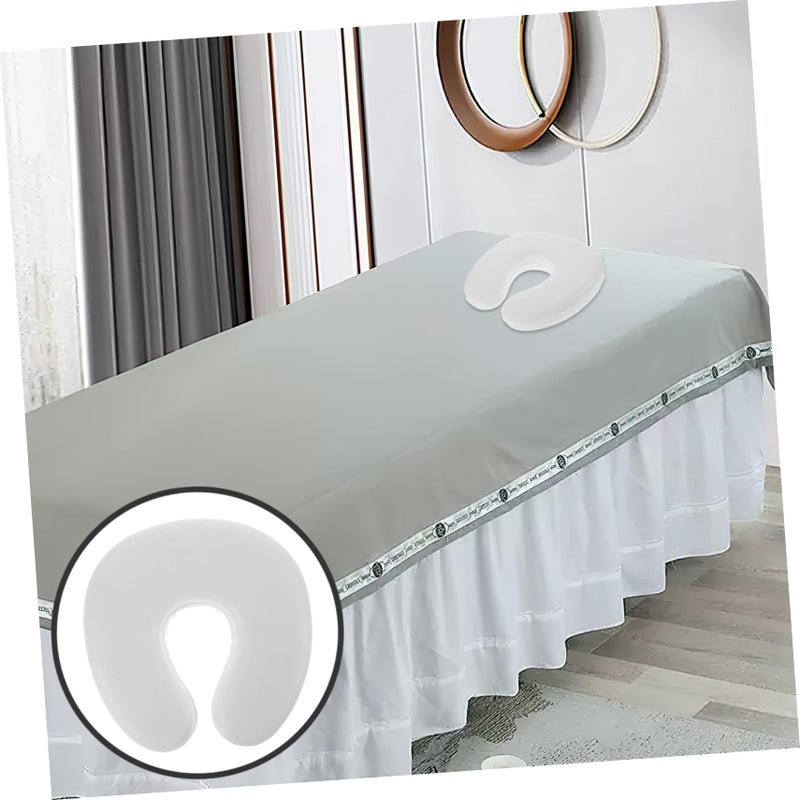 U Shaped Memory Foam Face Pillow For Spa Massage Comfortable Headrest Cushion - Image 3