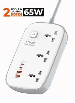 LDNIO Universal 3 Outlet Power Extension 2 USB 2PD Port Multi Power Strip Plug Boar Extension Socket  - Image 1