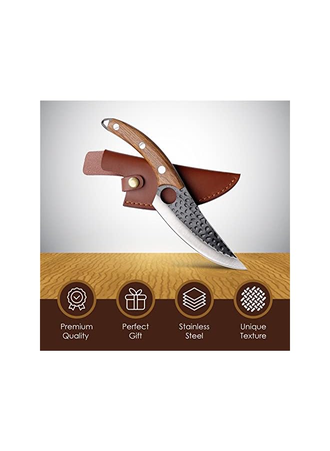 Paul Brown BROWN® سكين الطاهي من الفولاذ المقاوم للصدأ مقاس 6 بوصات - Image 4