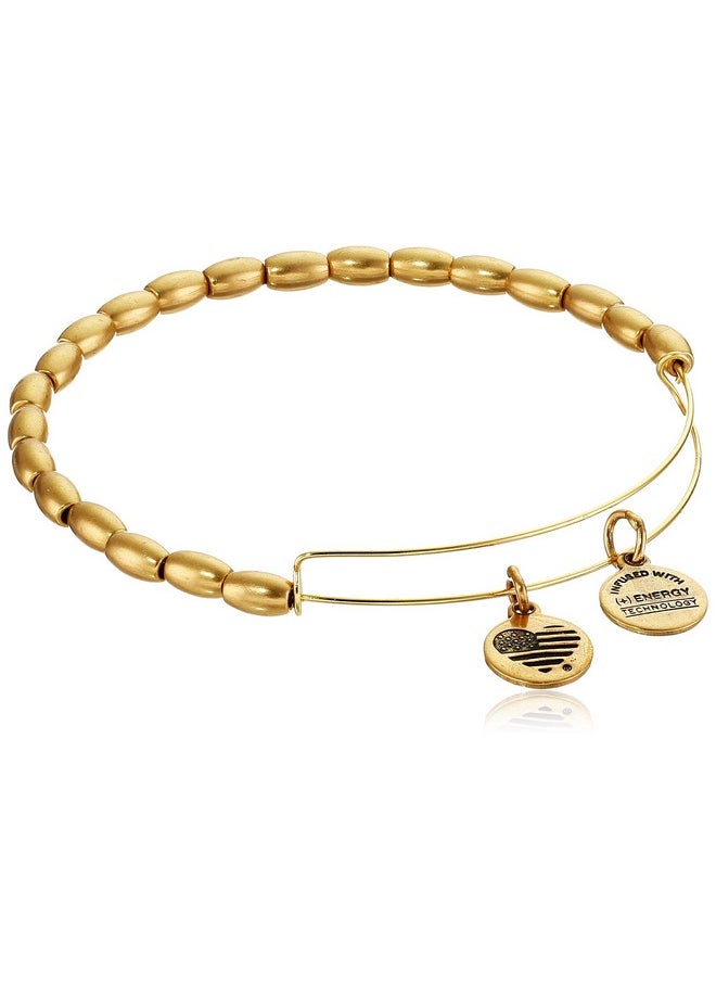 ALEX AND ANI Bangle Bar Jordan Rafaelian Goldtone Expandable Wire Bracelet  - Image 1