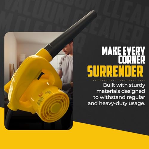 Jon Bhandari Tools Powerful Electric Air Dust Blower & Suction Vacuum Cleaner 500W | 13000 RPM, 2.5 m³/min Airflow | Dual-Mode for Home, Car, Office, Garden & Workshop Cleaning | Lightweight, Portable - Image 5