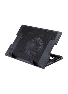 Height Adjustable Laptop Cooler Stand, Notebook Laptop Cooling Pad with One Big Quiet Cooling Fan, Notebook Cooler pad
