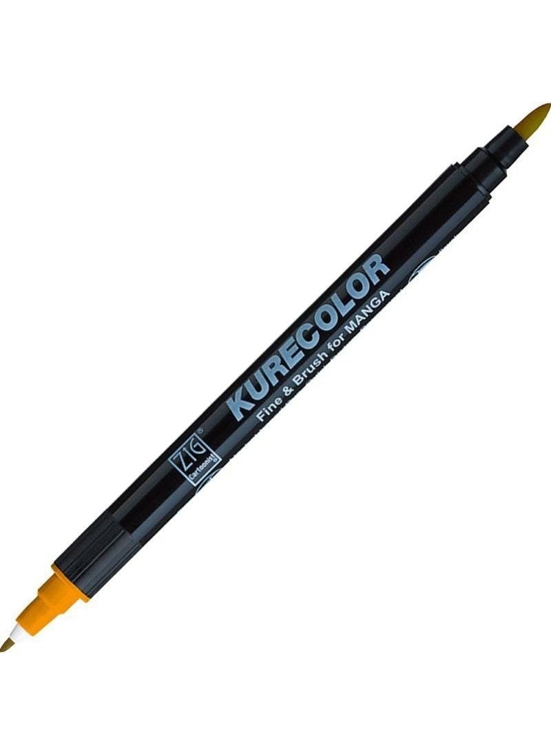 Zig Kurecolor Fine&brush For Manga Double Sided Pencil N:793 Light Brown 