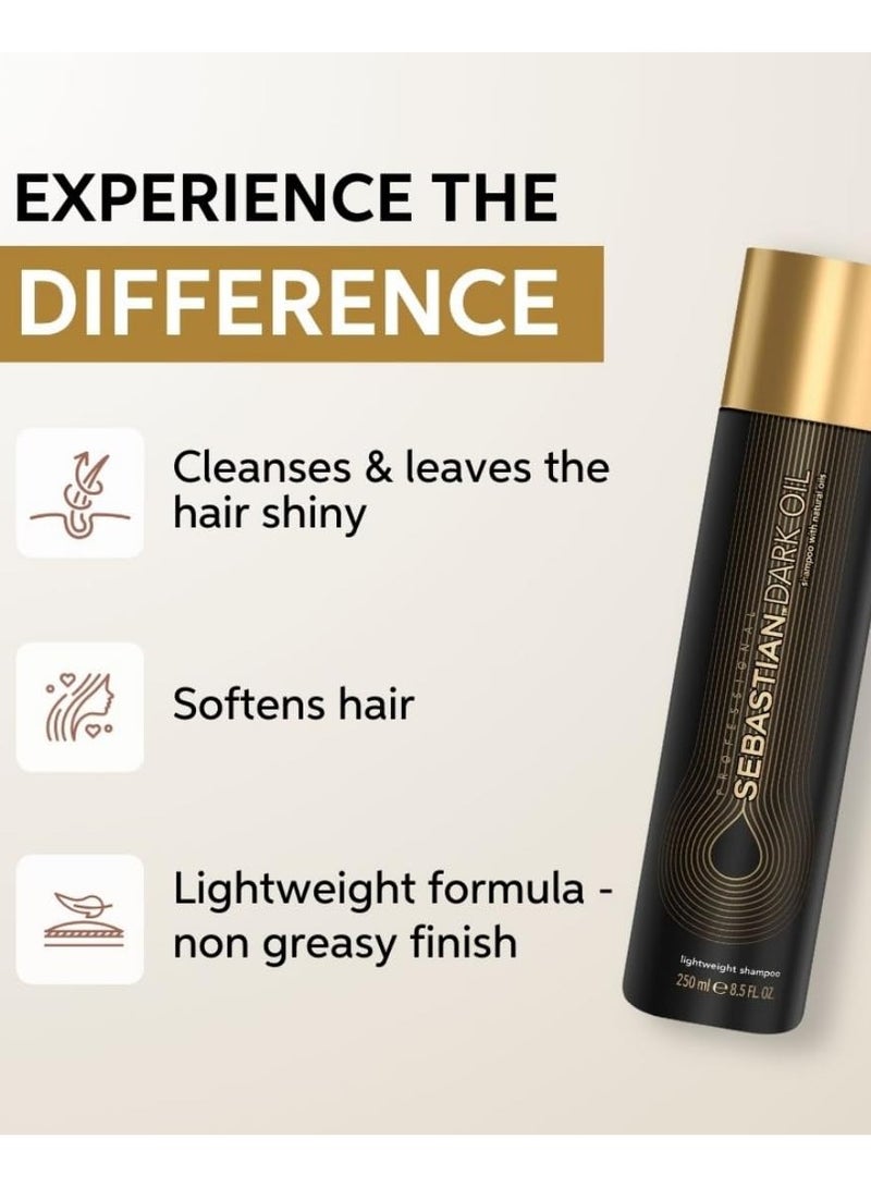 سيباستيان بروفيشنال شامبو سيباستيان دارك أويل خفيف الوزن 250 مل - Image 3