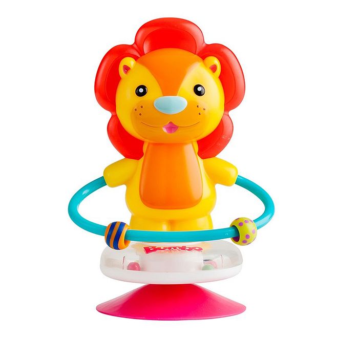 Bumbo Luca Lion Suction Toy for Teething, BPA-Free, Interactive Bead Maze & Rattle for Kids 3M+ - Image 1