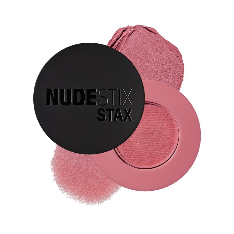 Nudestix STAX All Over Color Blush Balm MultiUse Cream Blush for Cheeks Eyes Lips with Soft Matte Finish Stackable Longwearing Vegan Clean Beauty Makeup Love Roses - Image 2