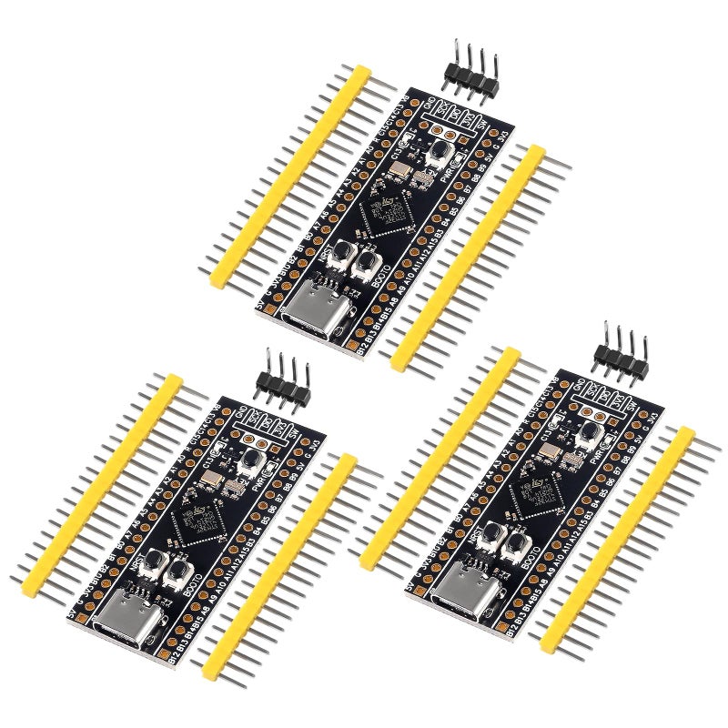 DORHEA 3Pcs STM32F411 Development Board V3.0 STM32F411CEU6 STM32F4 Learning Board 100Mhz Freq 128KB RAM 512KB ROM for Programming - Image 1