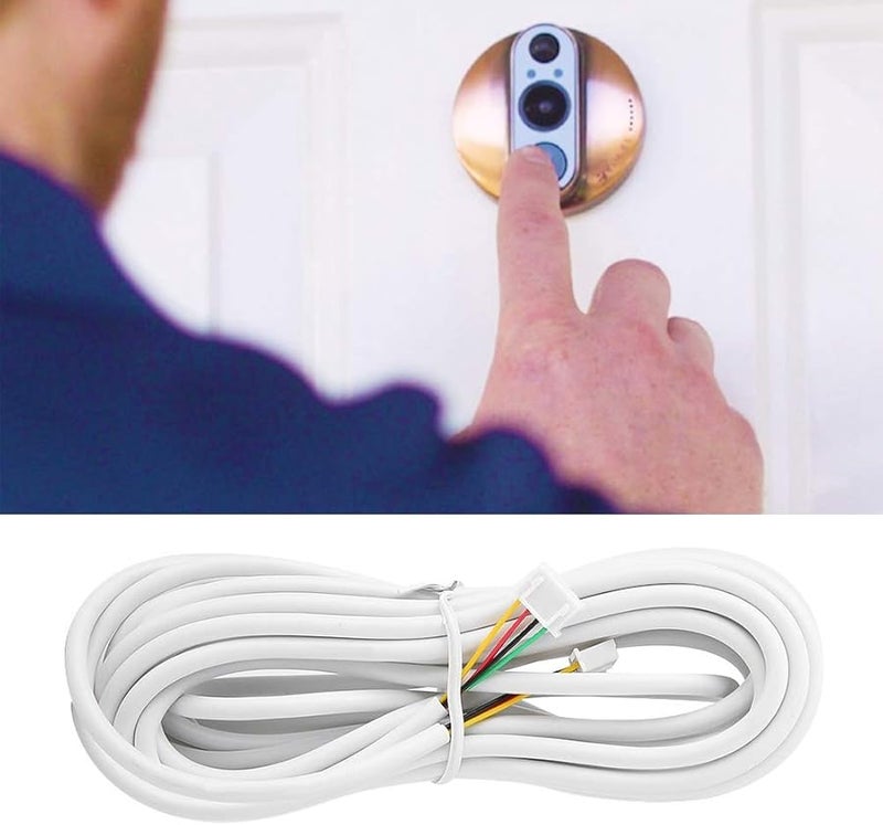 4 نواة 30 متر 0 3 مم كابل نحاسي دائري مرن لجهاز هاتف باب الفيديو ونظام التحكم في الوصول - Image 4